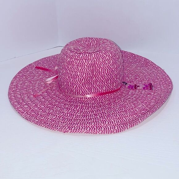 Disney Parks Pretty Pink Floppy Sun Hat Size Adult - Picture 4 of 7